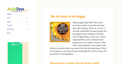 Desktop Screenshot of joyfuldays.com