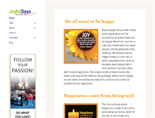 Tablet Screenshot of joyfuldays.com